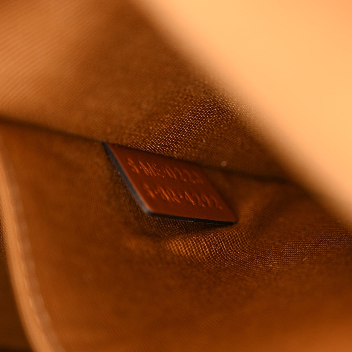 Triomphe Canvas Medium Folco Bag Tan