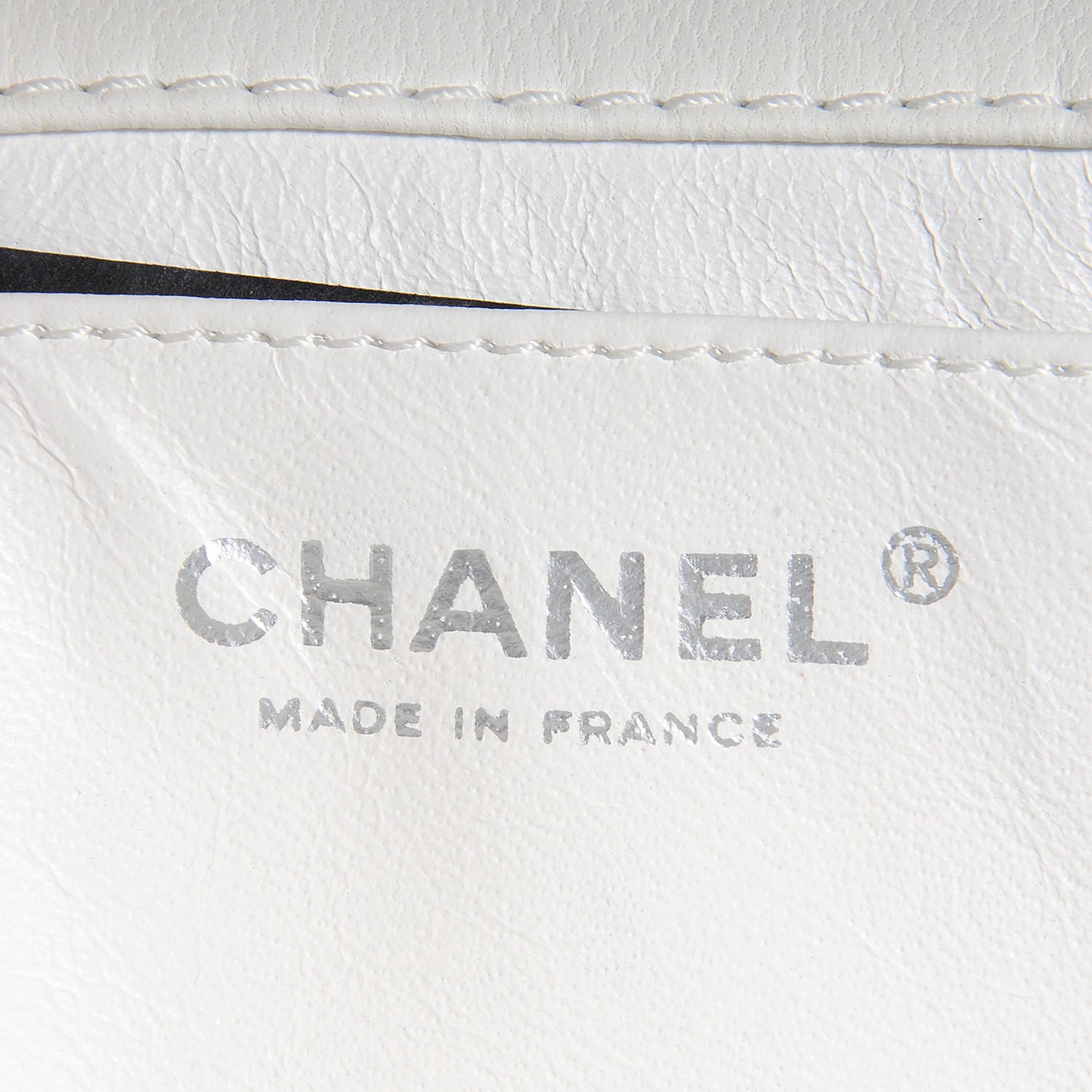 Lambskin Sensual Medium Flap White