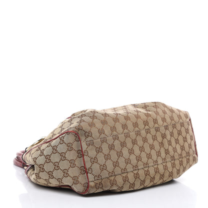 Gucci Monogram Medium Sukey Tote Dark Red 4 of 20