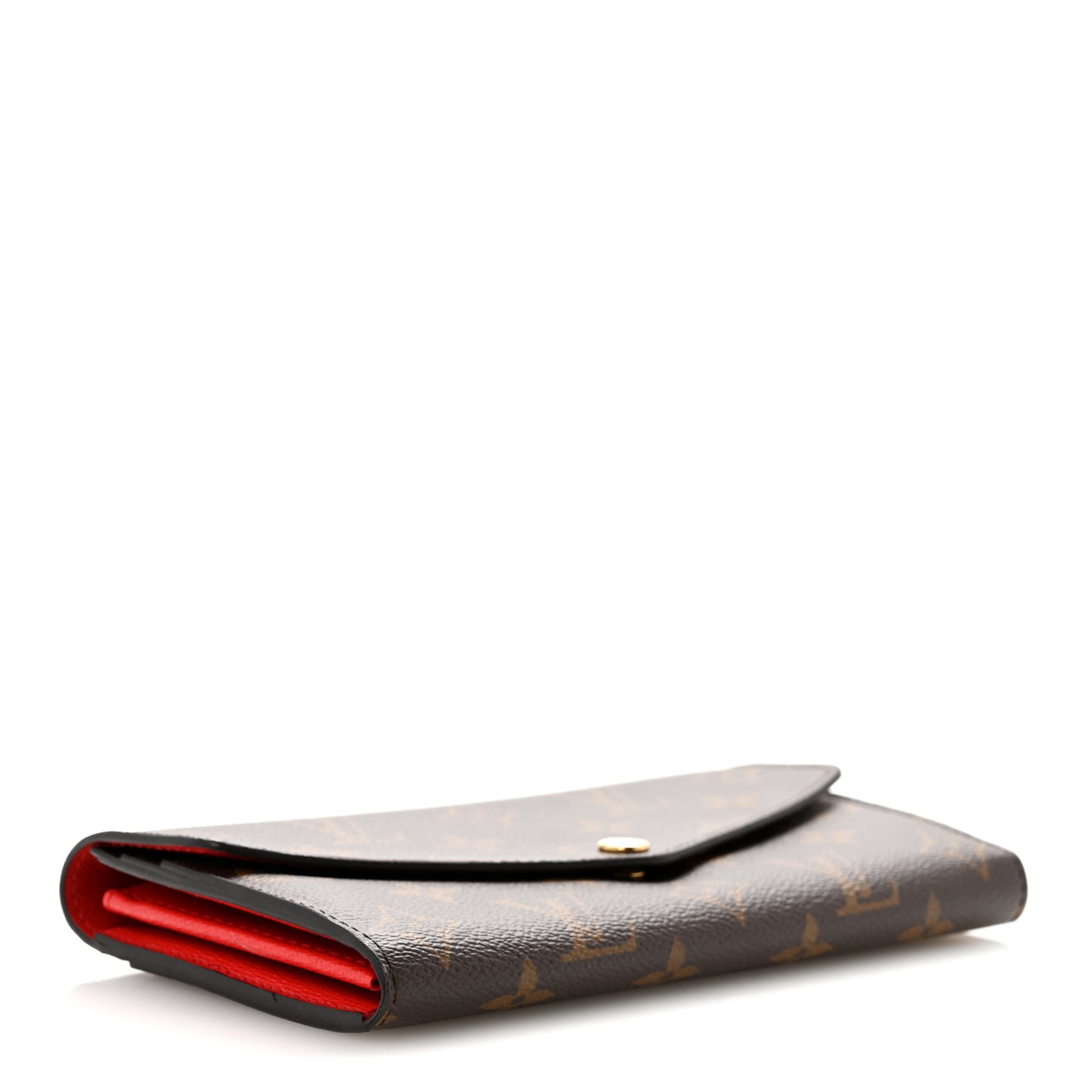 Monogram Sarah Wallet NM Coquelicot