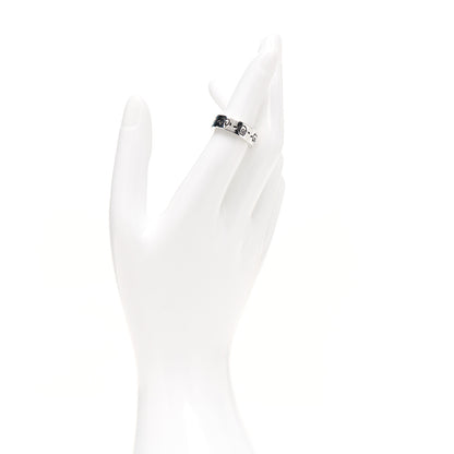 Gucci Sterling Silver Narrow GucciGhost Hamlet Skull Ring 50 5.5 2 of 6