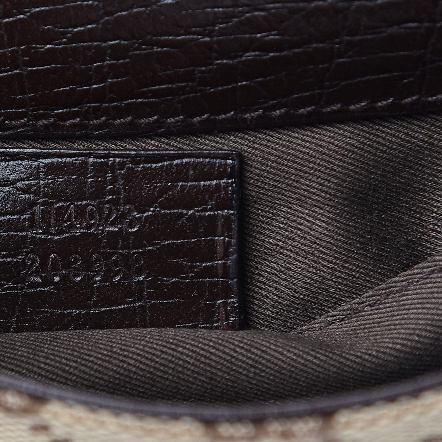 Monogram Horsebit Clutch Dark Brown