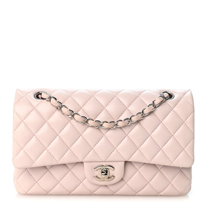Chanel Lambskin Quilted Medium Double Flap Light Pink 1 of 10