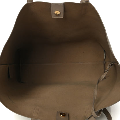 Saint Laurent Calfskin Large Shopping Tote Dark Beige 6 of 14