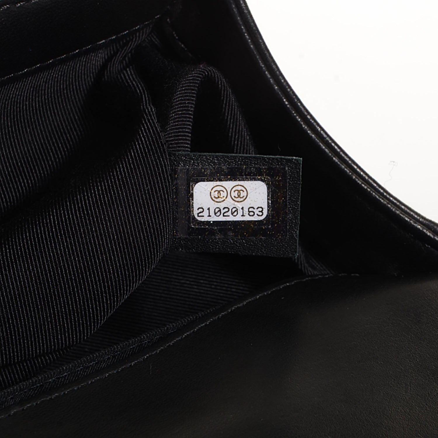 Chanel Lambskin Quilted Medium Boy Flap Black 8 of 9