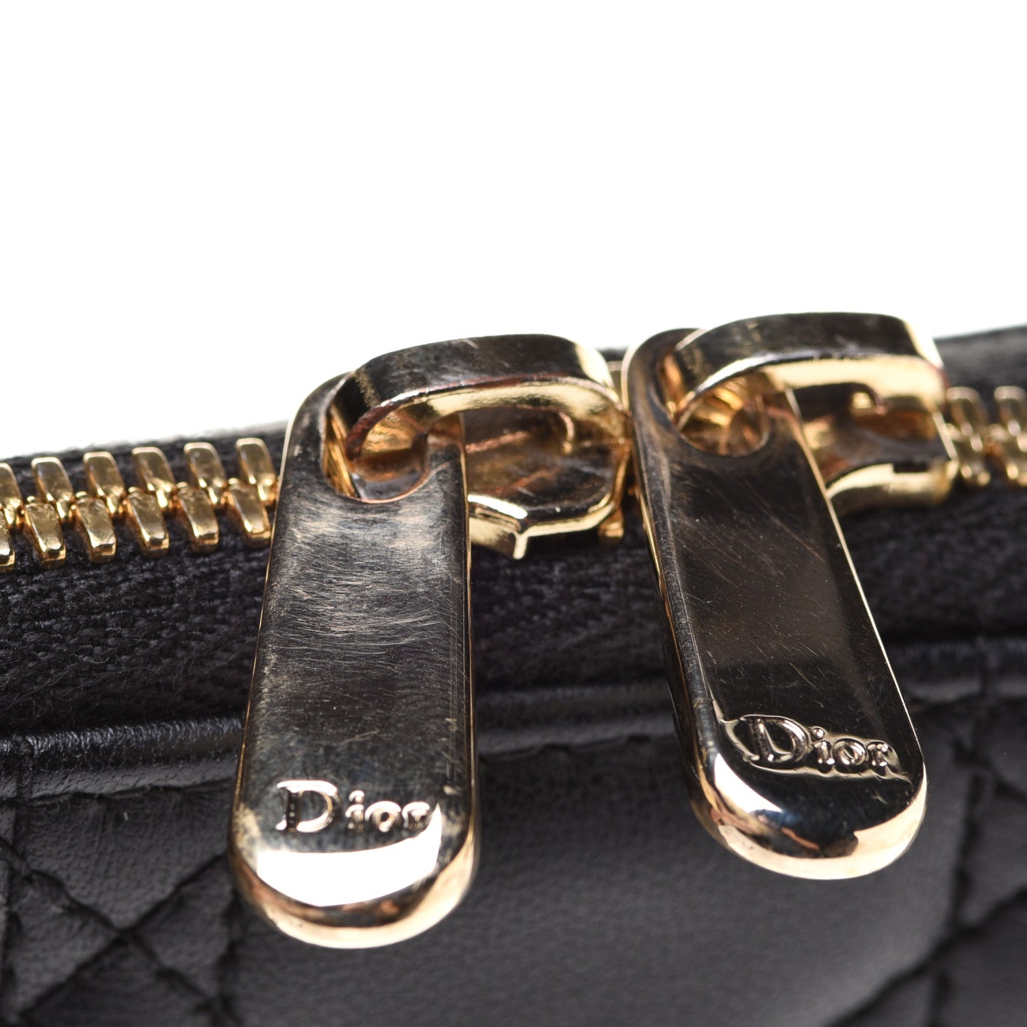 Christian Dior Lambskin Cannage Lady Dior Phone Holder Black 9 of 12