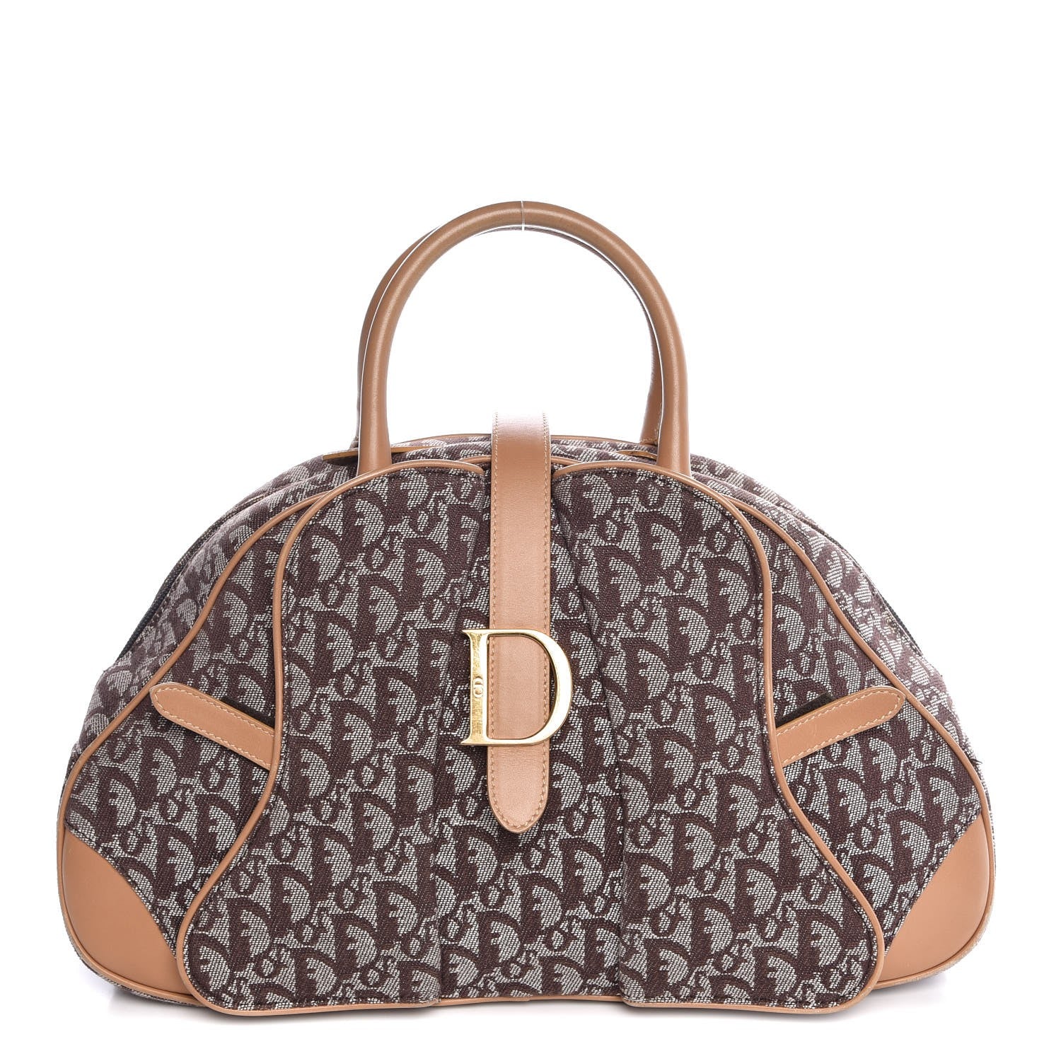 Christian Dior Monogram Saddle Bowler Brown 1 of 10