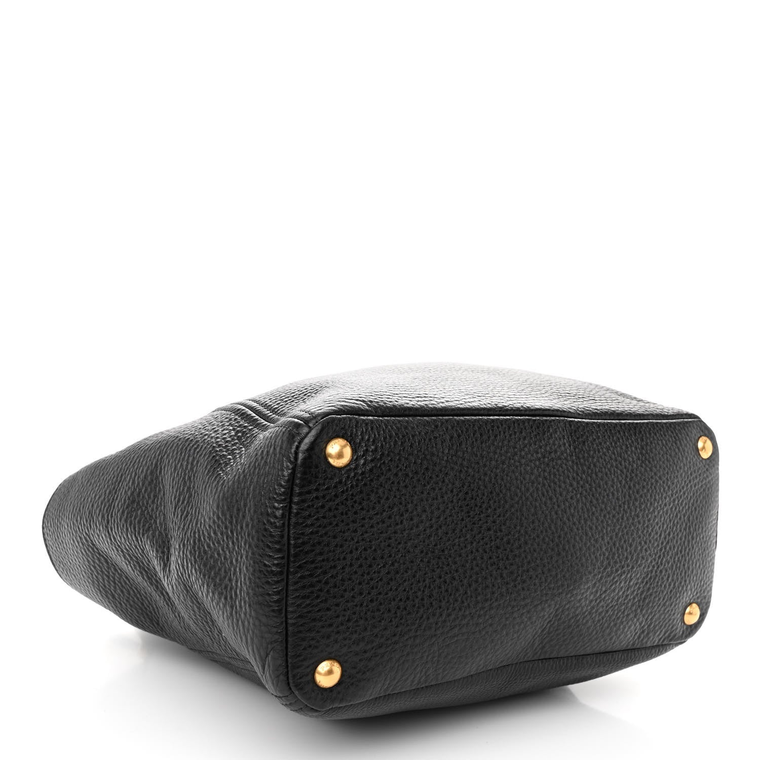 Prada Vitello Daino Tote Black 4 of 9