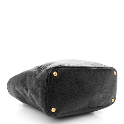 Prada Vitello Daino Tote Black 4 of 9