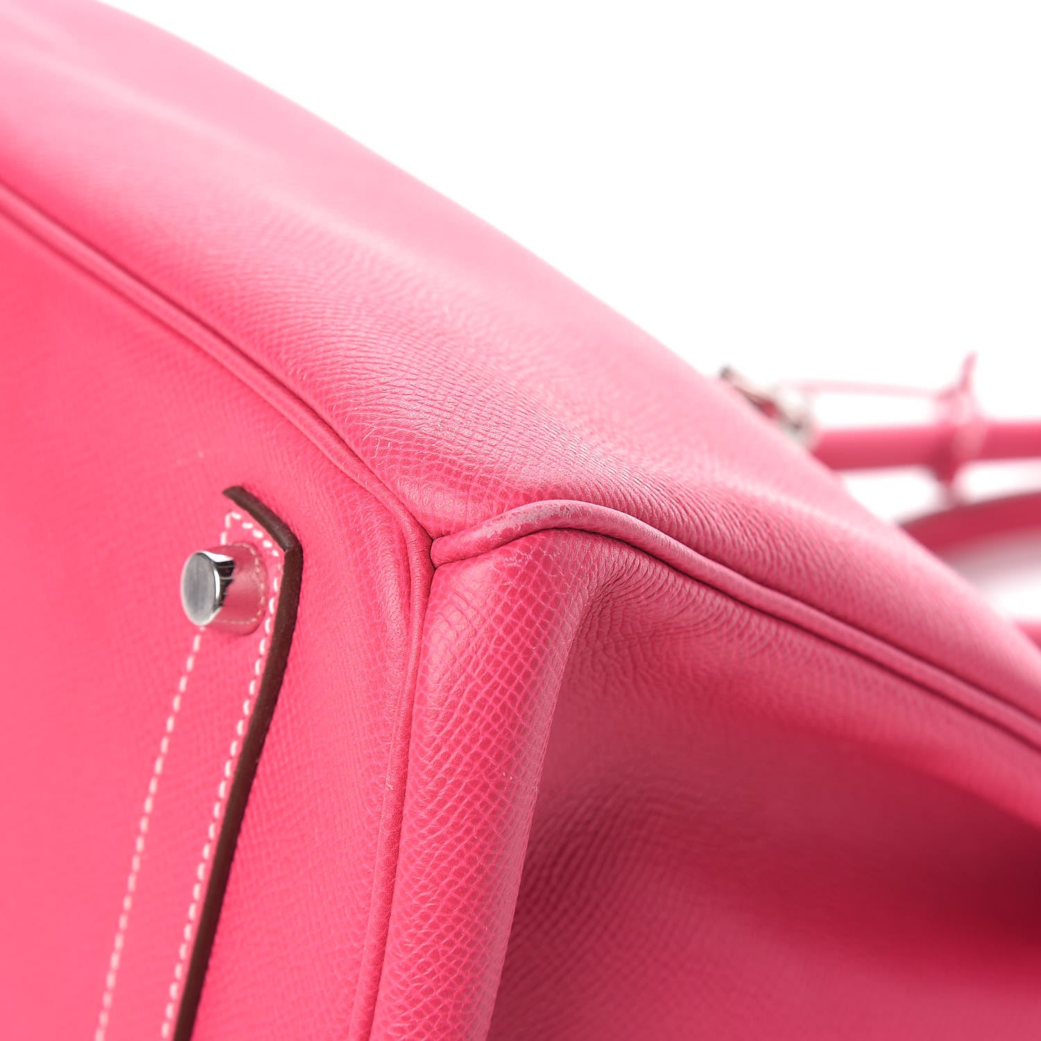 Hermes Epsom Candy Birkin 35 Rose Tyrien Rubis 9 of 33