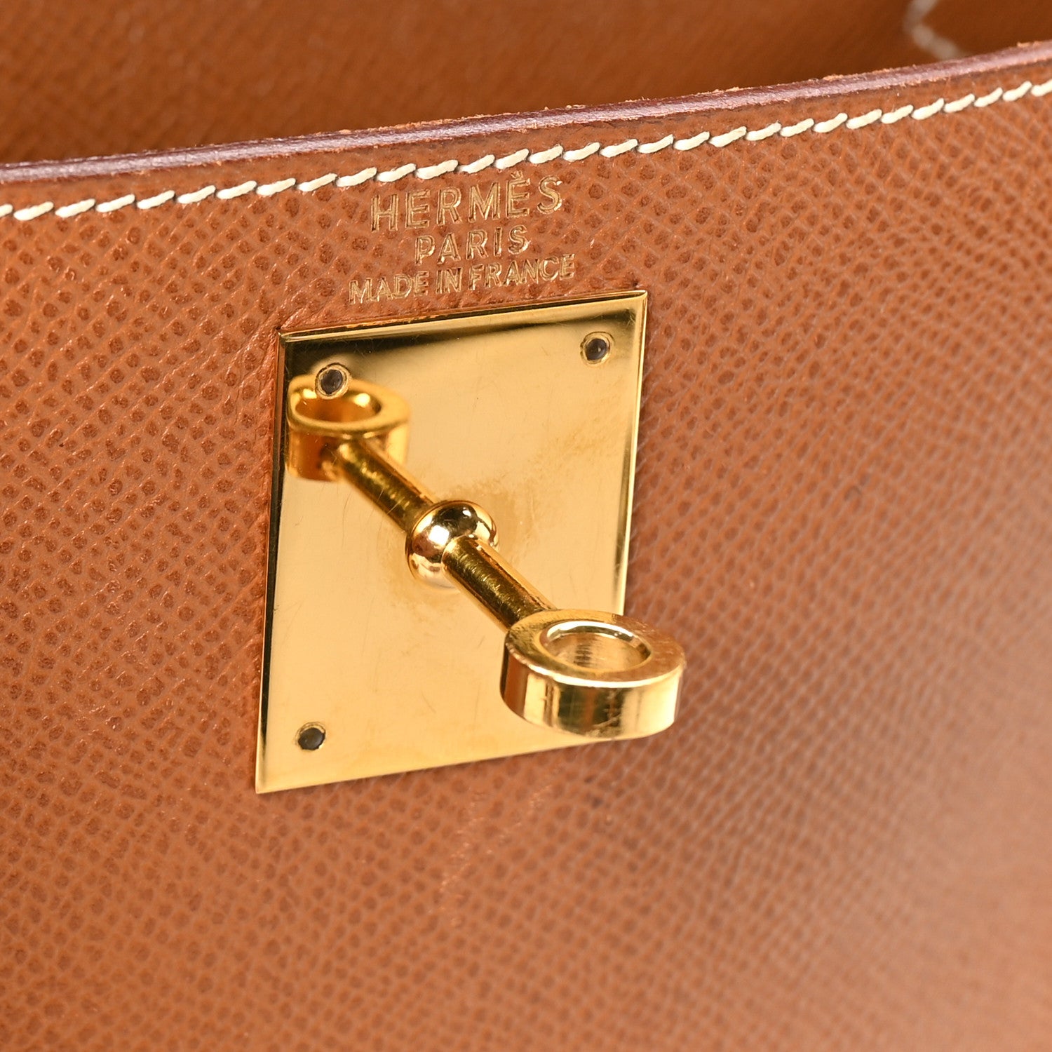 Hermes Courchevel Kelly Retourne 28 Gold 7 of 11