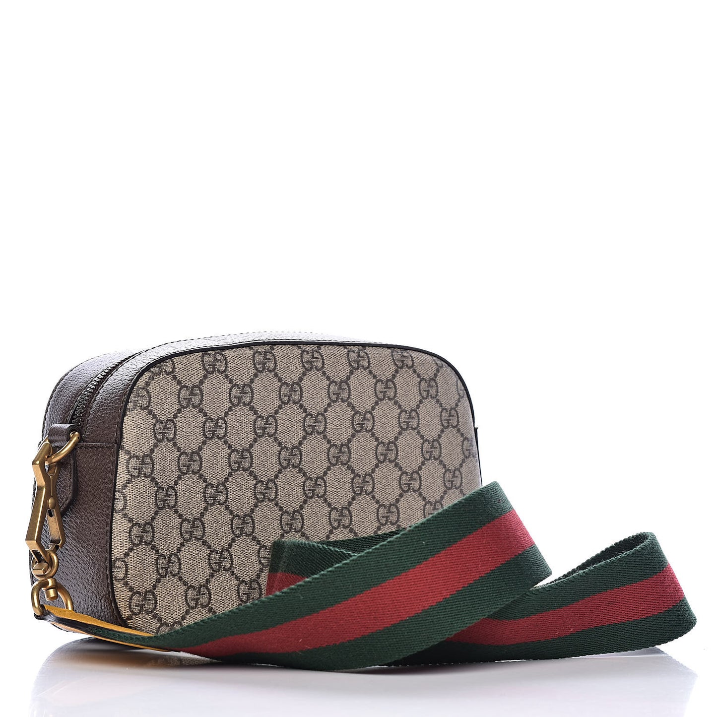 GG Supreme Monogram Web Neo Vintage Shoulder Bag Beige New Acero Crop