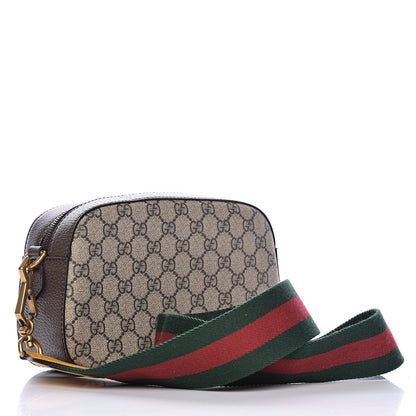 Gucci GG Supreme Monogram Web Neo Vintage Shoulder Bag Beige New Acero Crop 3 of 10