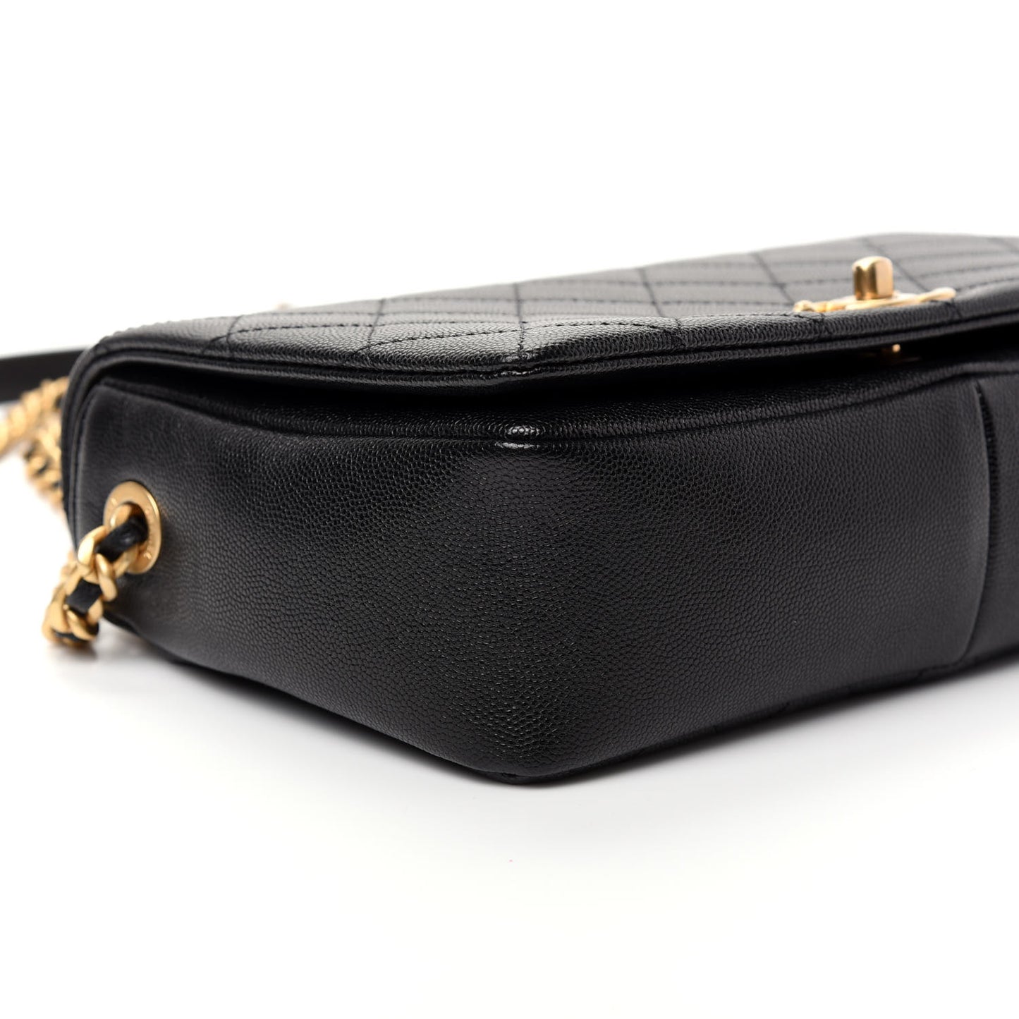 Caviar Quilted Medium Fashion Therapy Flap Bag Black