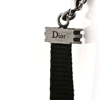 Christian Dior Grosgrain Ribbon Crystal J'Adior Logo Choker Necklace Multicolor 5 of 5