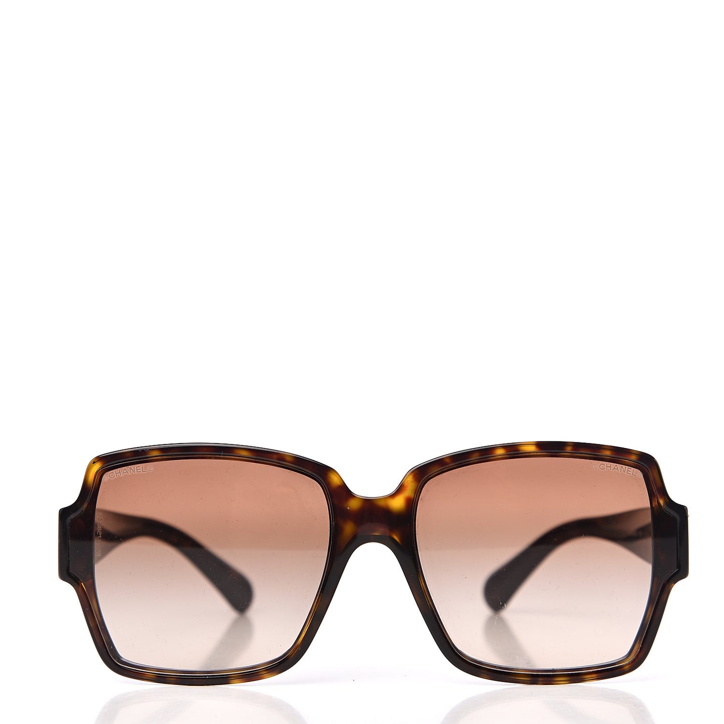 Acetate Square CC Sunglasses 5385 Tortoise