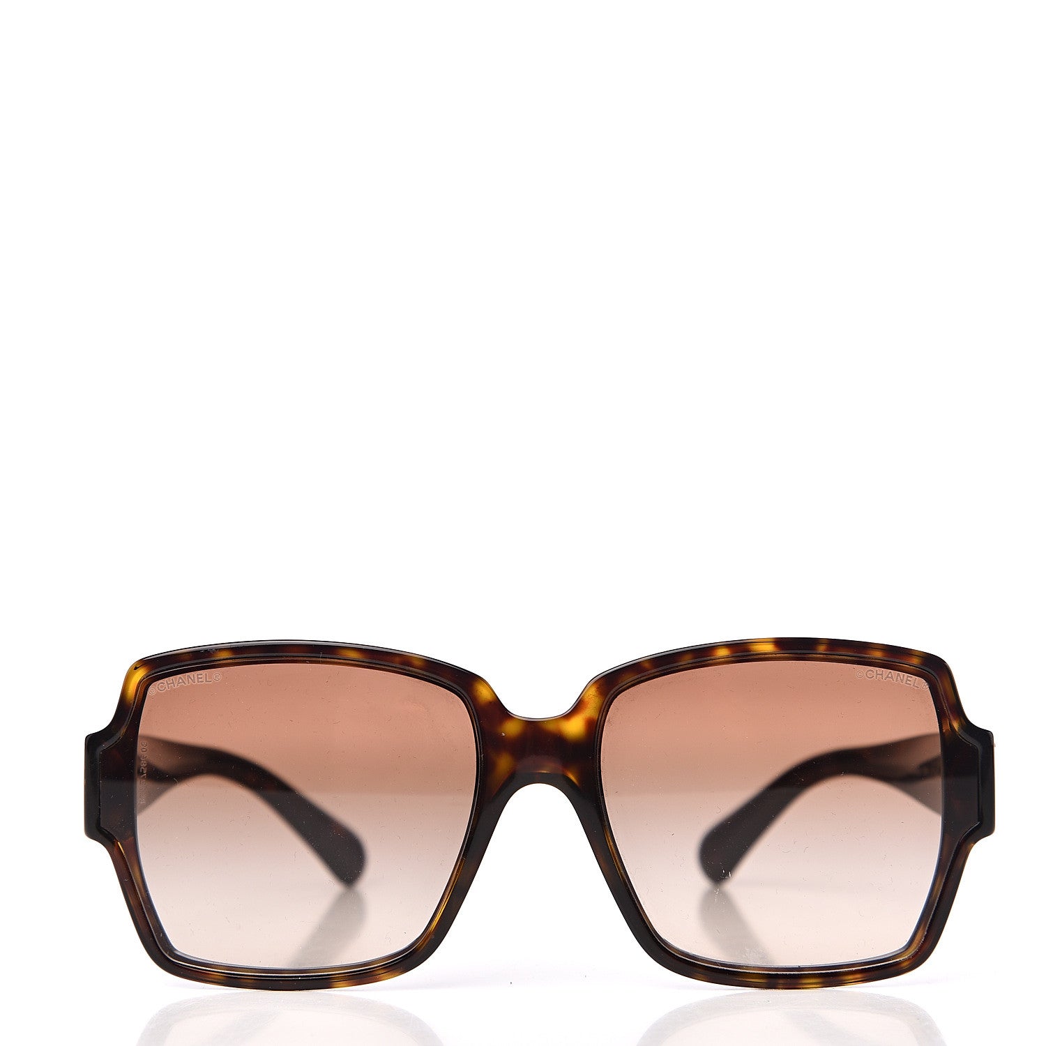 Chanel Acetate Square CC Sunglasses 5385 Tortoise 2 of 7
