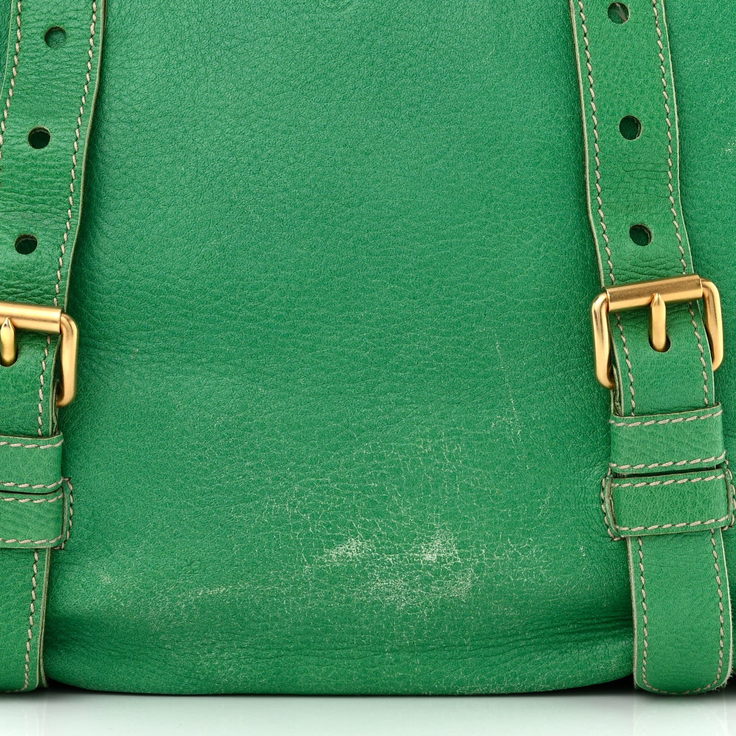 Prada Cervo Logo Embossed Folding Tote Acquamarina 13 of 18