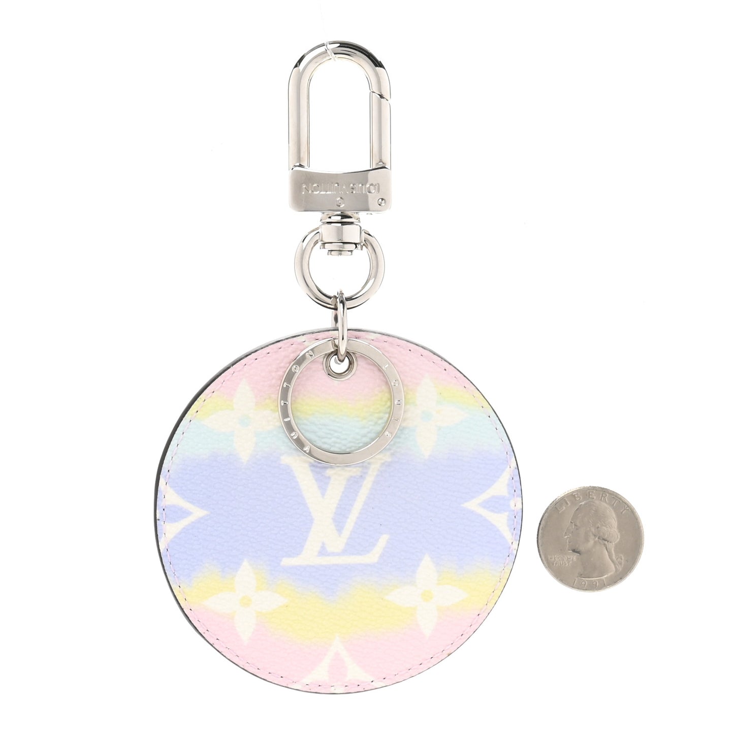 Monogram Escale Bag Charm Key Holder Pastel