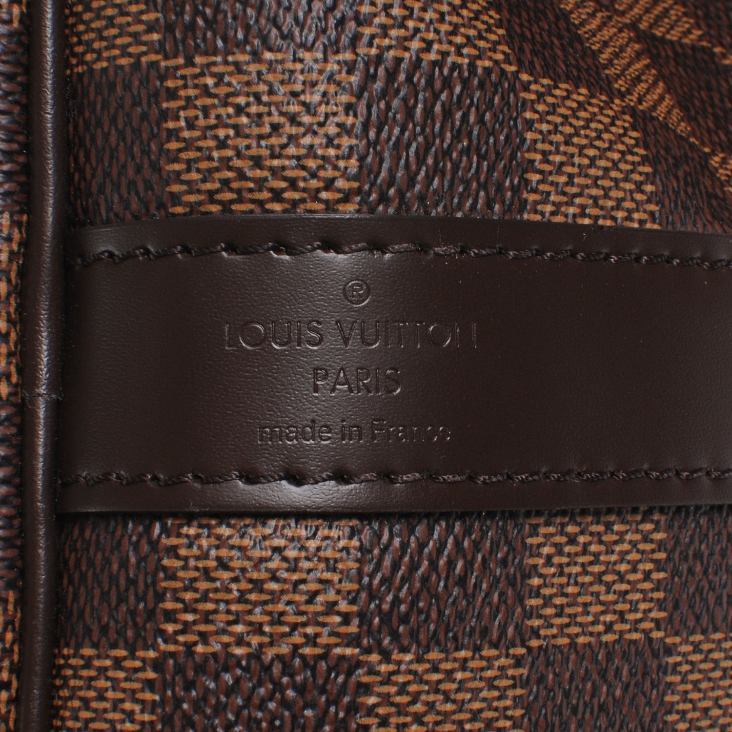 Louis Vuitton Damier Ebene Keepall BandouliÃ¨re 55 7 of 8