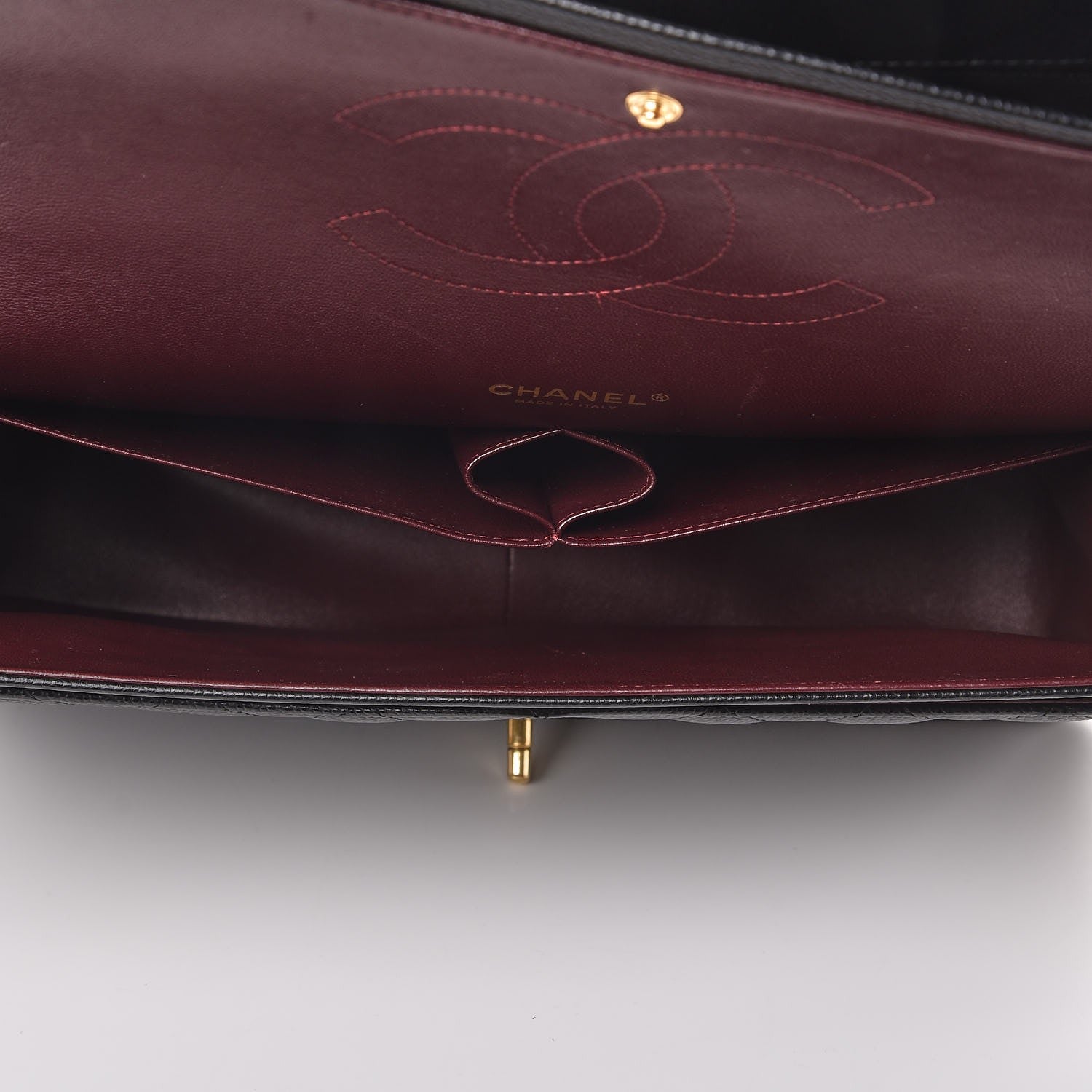 Chanel Caviar Quilted Maxi Double Flap Black 5 of 9