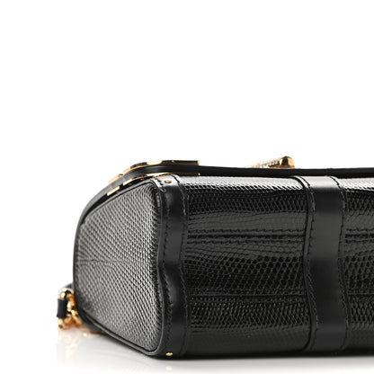 Louis Vuitton Lizard Mini Twist Shoulder Bag Black 9 of 11