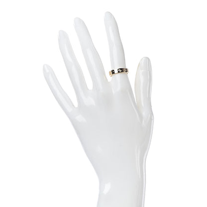 Cartier 18K Yellow Gold Diamond 4mm LOVE Wedding Band Ring 50 5.5 2 of 5