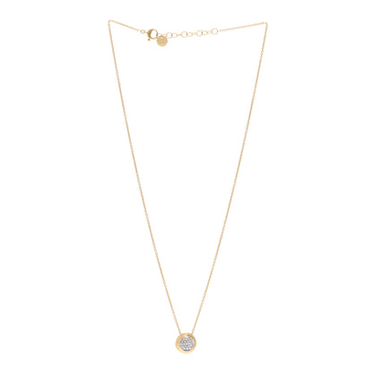 Marco Bicego 18K Yellow Gold Diamond Jaipur Pendant Necklace 3 of 4