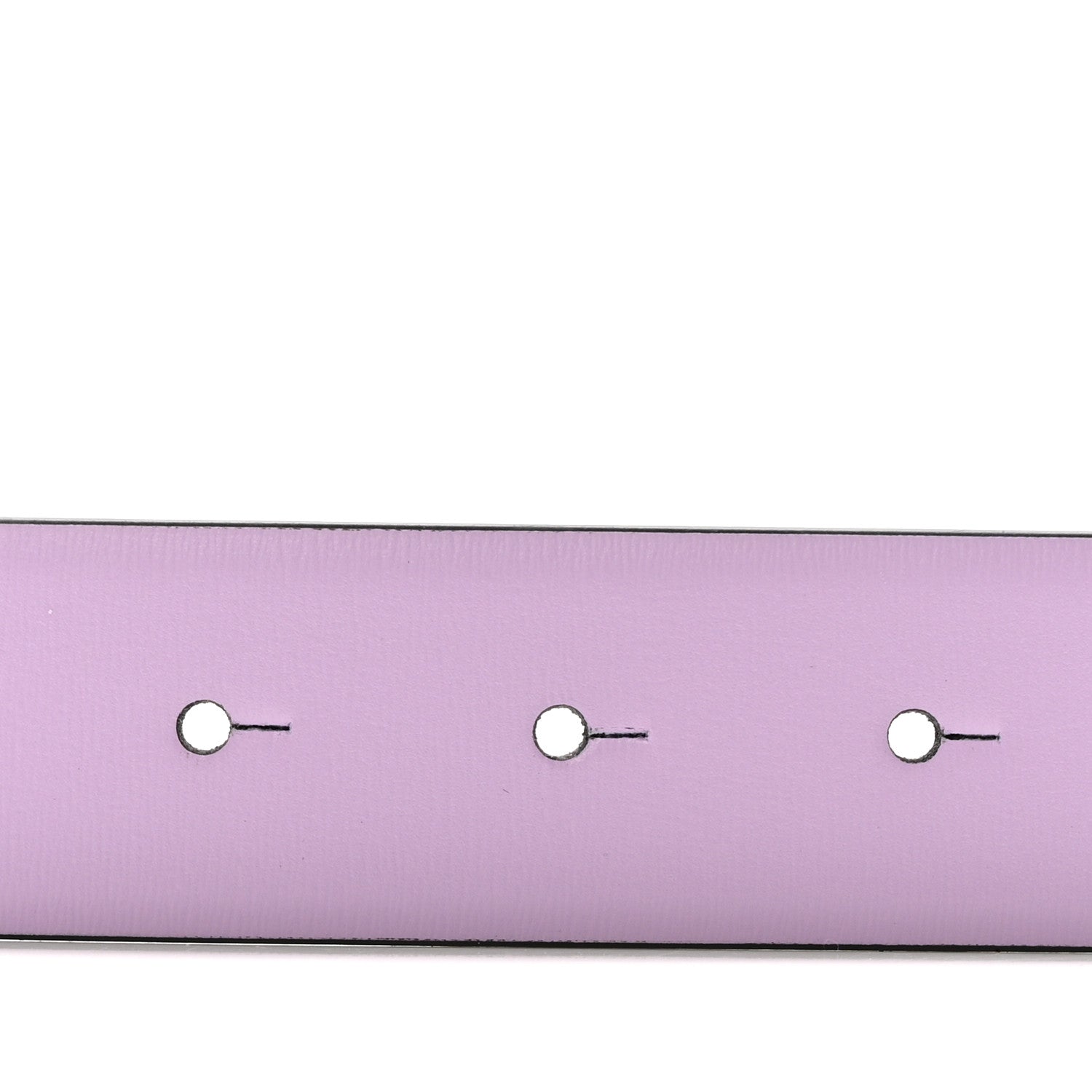 Valentino Garavani Calfskin Crystal VLogo 30mm Reversible Belt 80 32 Purple Black 4 of 7