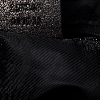 Gucci Guccissima Flat Messenger Bag Dark Brown 7 of 13