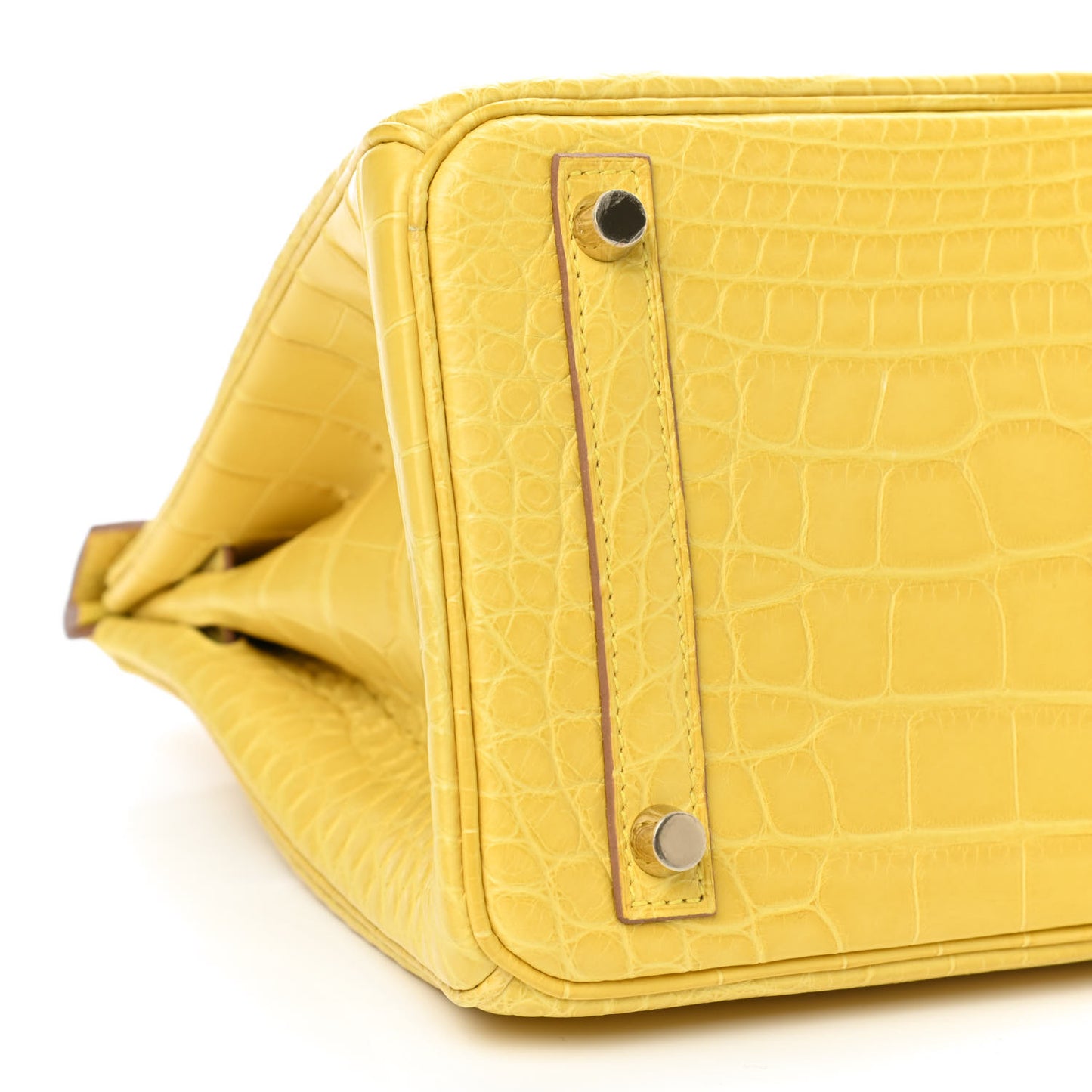 Matte Alligator Birkin 30 Mimosa
