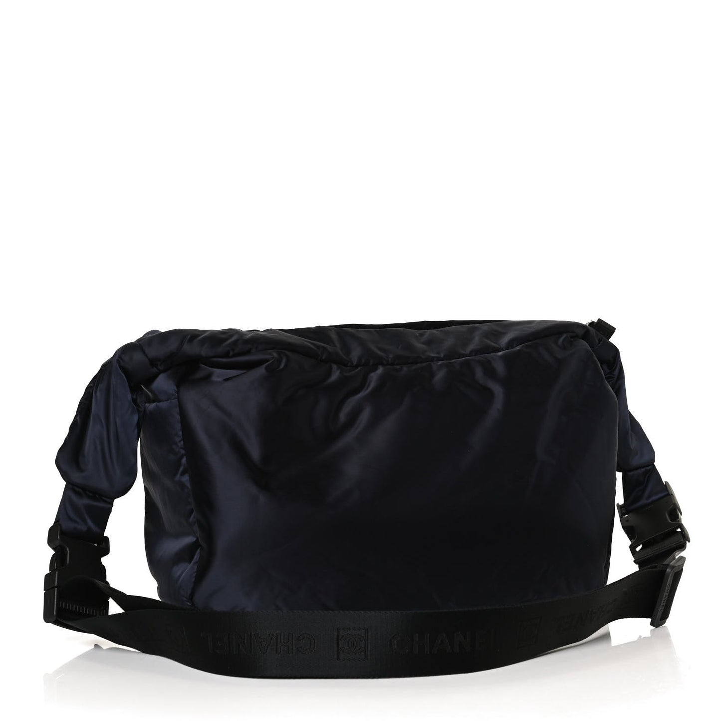 Nylon Quilted Sport CC Messenger Navy Blue