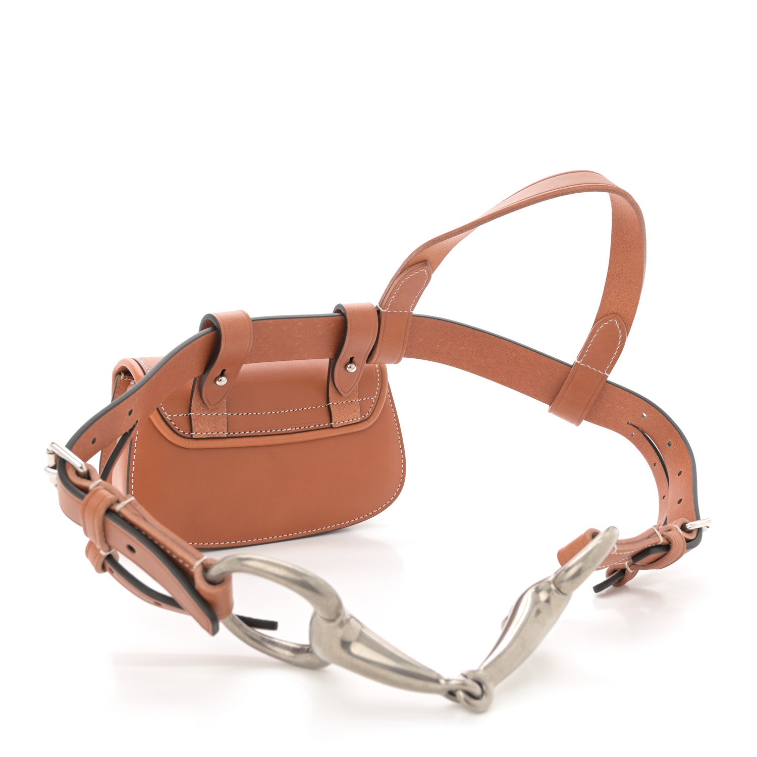 Gucci Calfskin Bamboo Mini 1947 Belt Bag 85 34 Brown 3 of 11