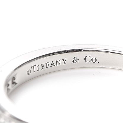 Tiffany Platinum Diamond 2.5mm Wedding Band Ring 52 6 5 of 5
