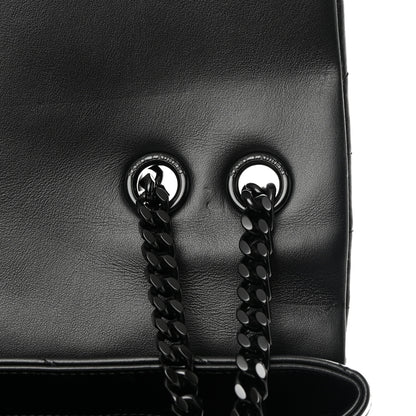 Saint Laurent Calfskin Y Quilted Monogram Monochrome Large Loulou Chain Satchel Black 12 of 17