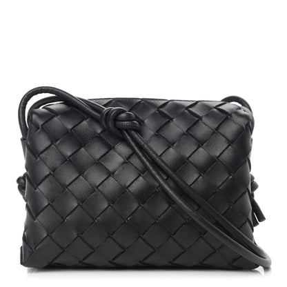 Bottega Veneta Nappa Intrecciato Mini Loop Camera Bag Black 1 of 7