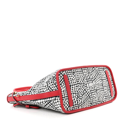MCM Visetos Medium Liz Reversible Shopper Tote Ruby Red 8 of 15