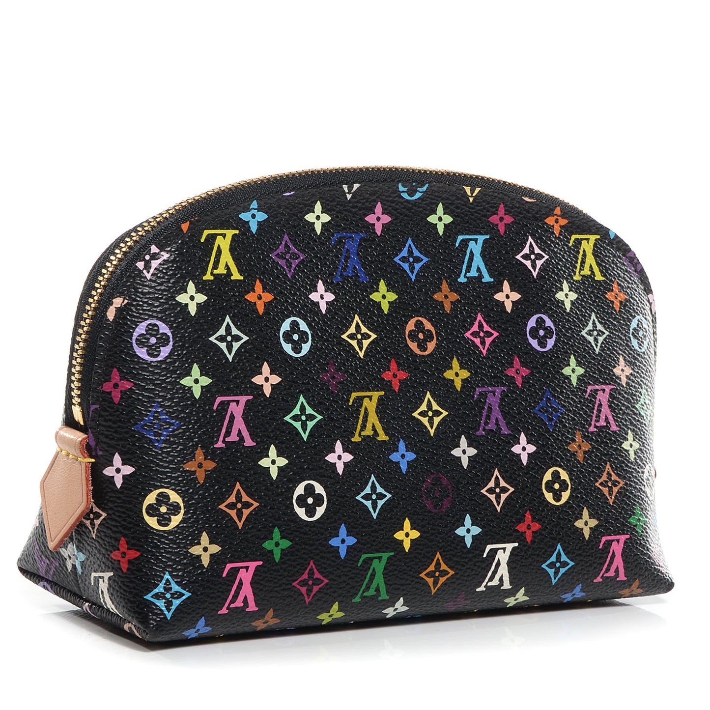 Monogram Multicolor Cosmetic Pouch Black Grenade