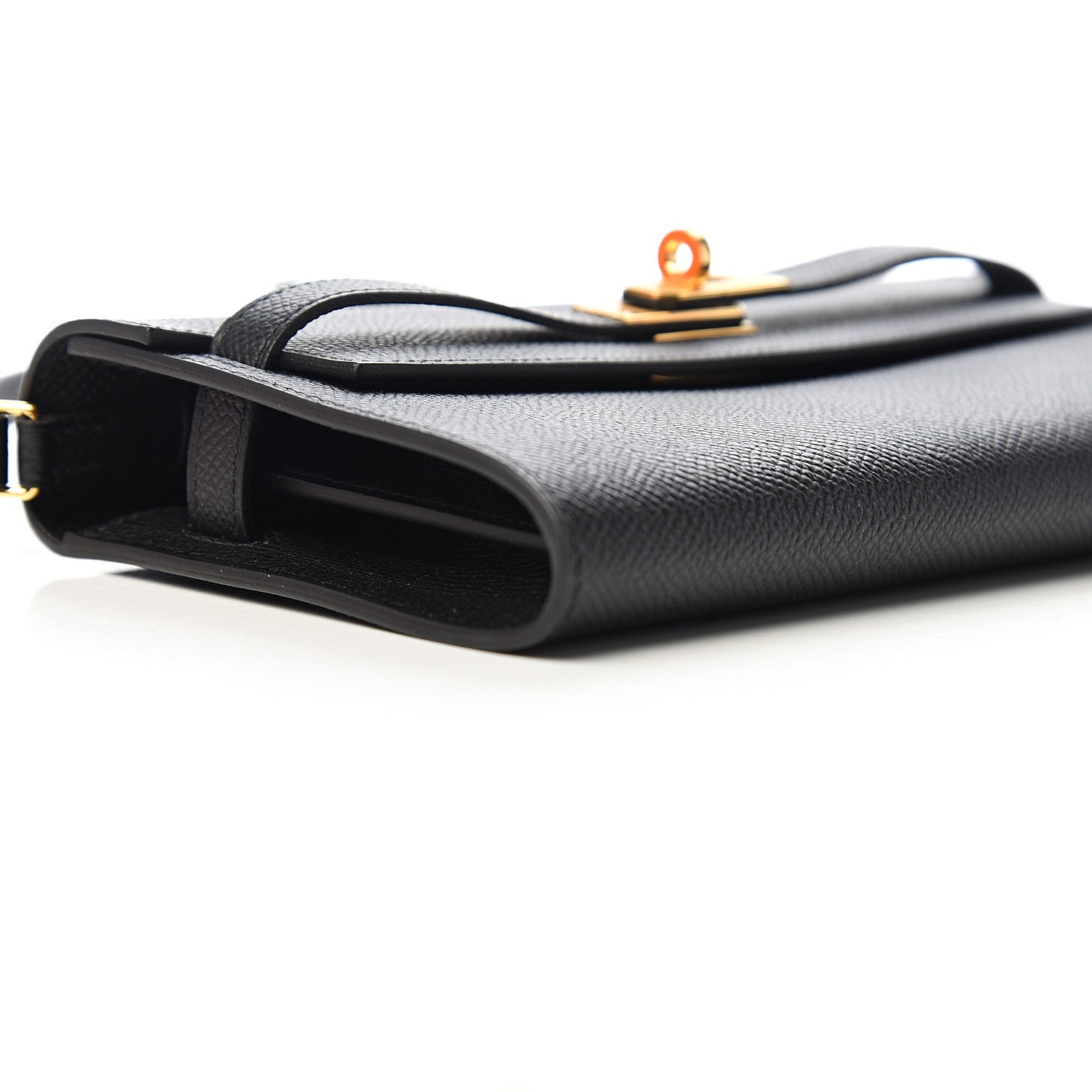 Hermes Epsom Kelly Wallet To Go Black 7 of 10
