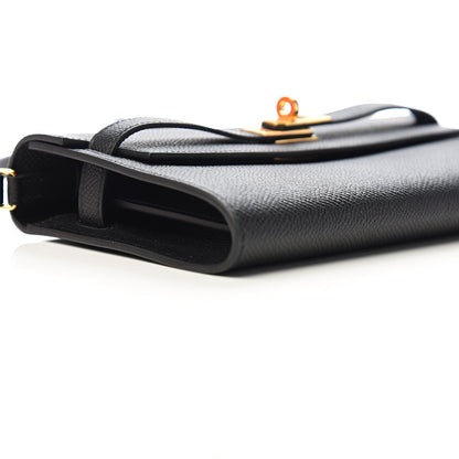 Hermes Epsom Kelly Wallet To Go Black 7 of 10