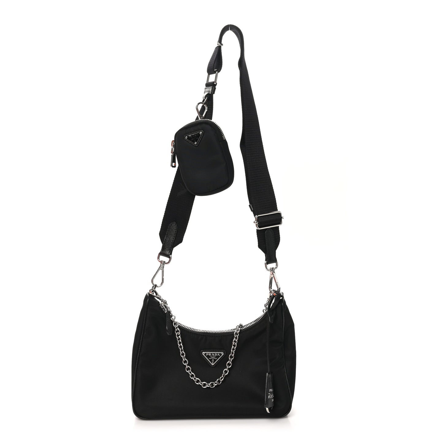 Nylon Re-Edition 2005 Shoulder Bag Black