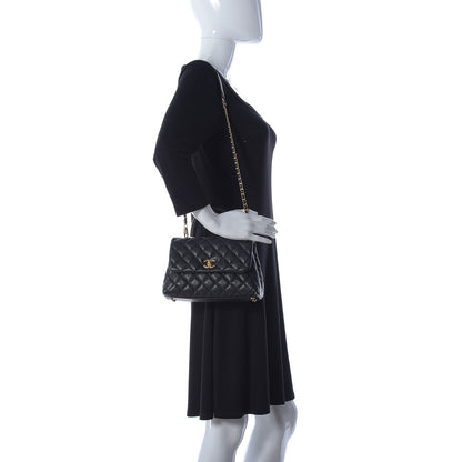 Chanel Caviar Quilted Mini Coco Handle Flap Black 2 of 11