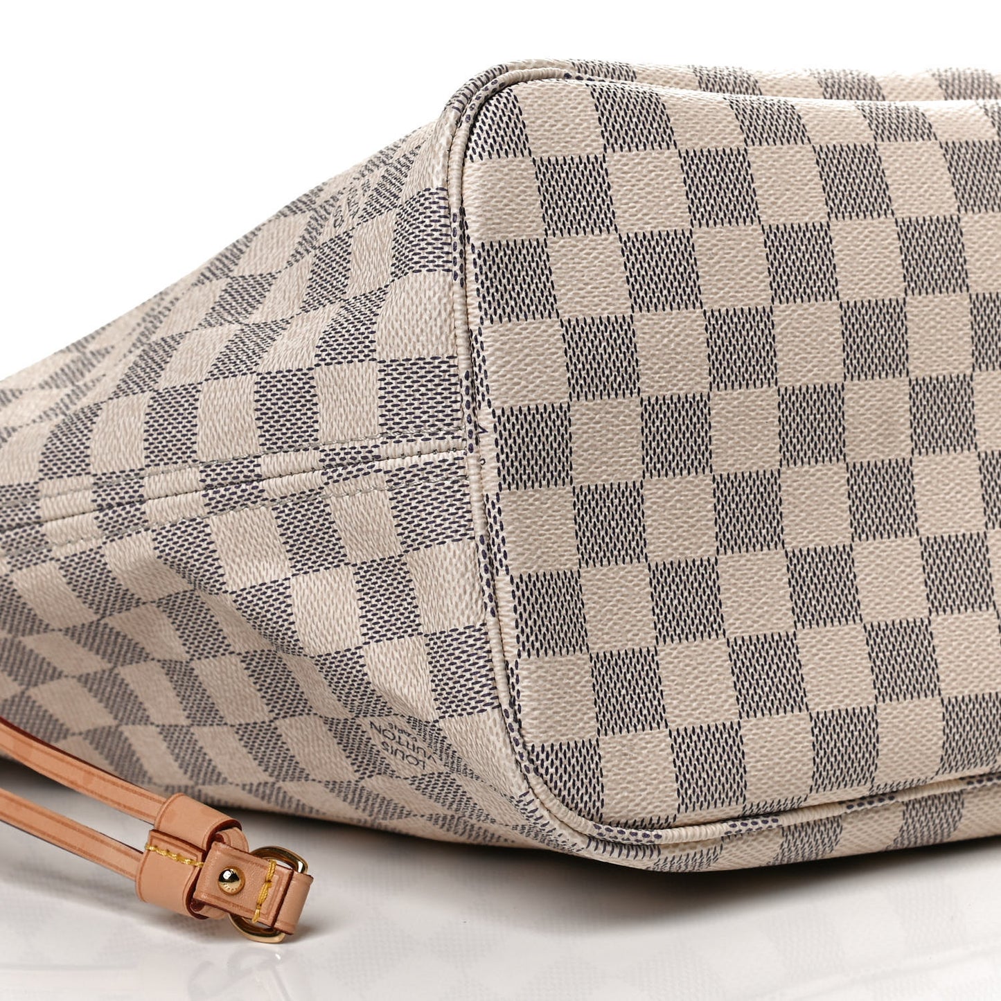 Damier Azur Neo Neverfull MM Rose Ballerine