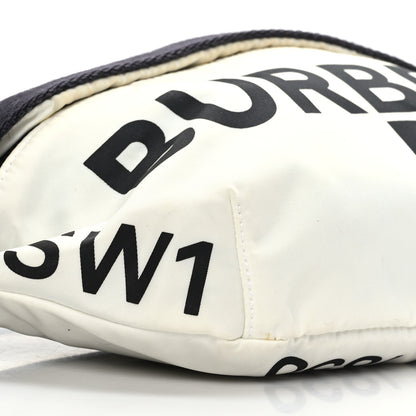 Burberry Nylon Logo Print Medium Sonny Bum Bag White 7 of 10