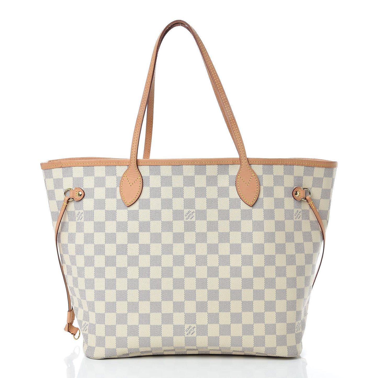 Damier Azur Neo Neverfull MM Rose Ballerine