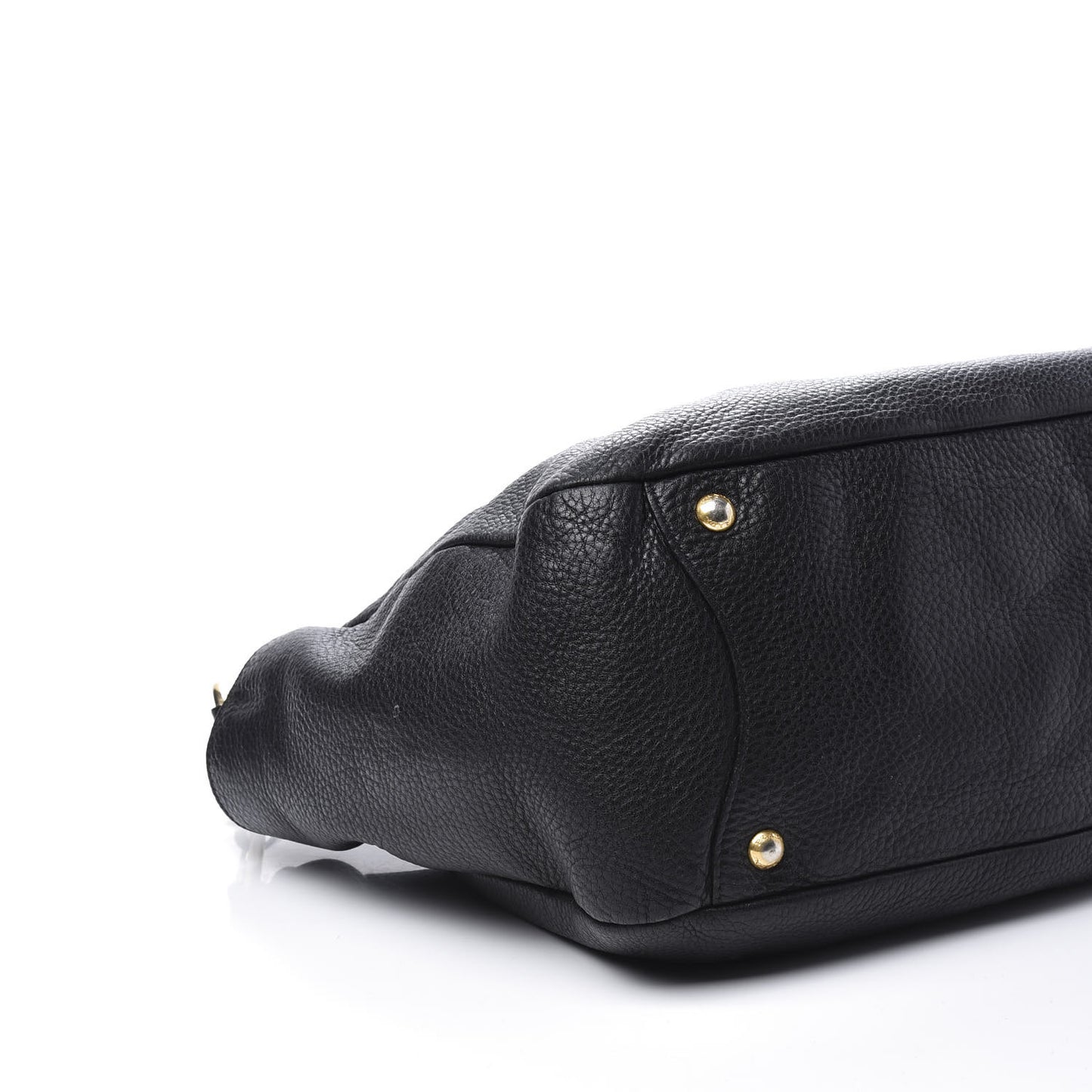 Vitello Daino Side Pocket Hobo Black