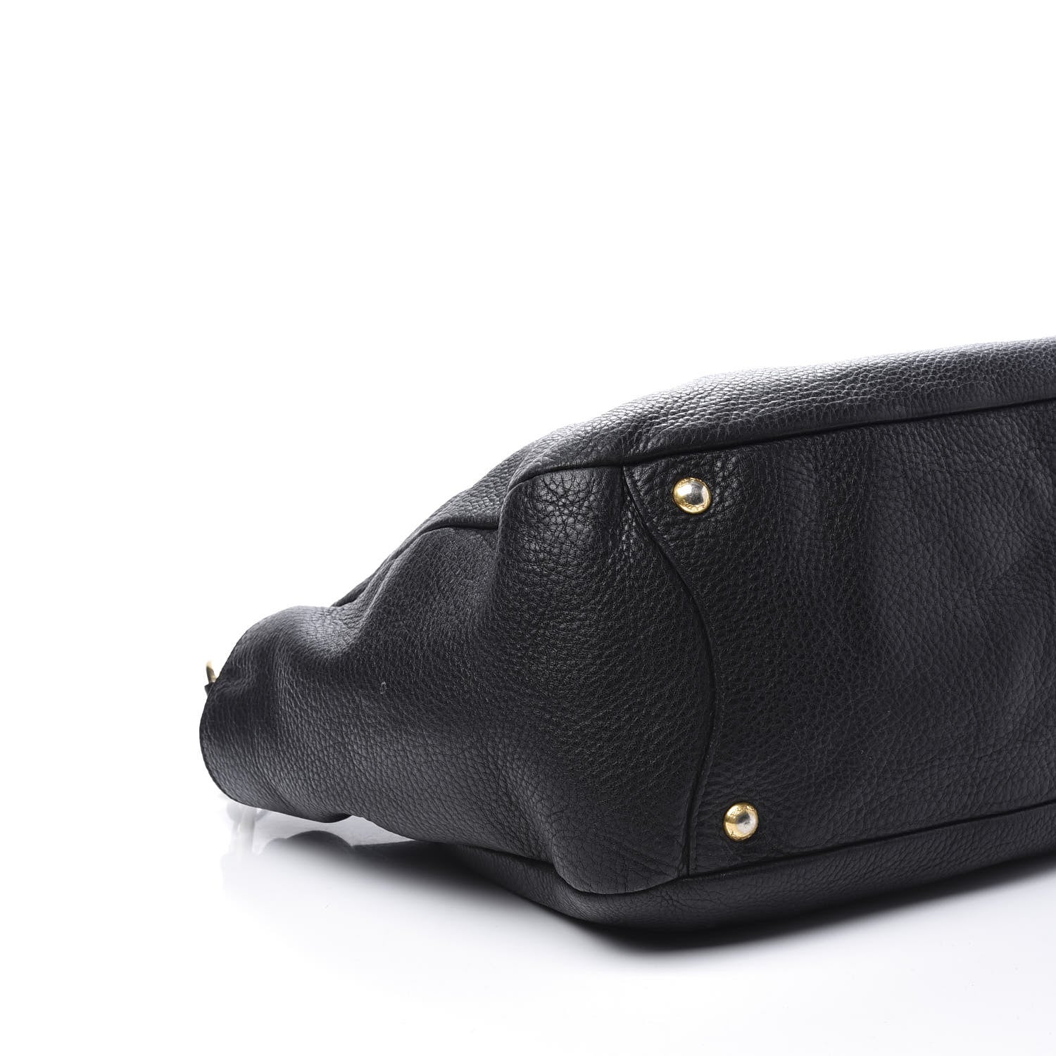 Prada Vitello Daino Side Pocket Hobo Black 9 of 16