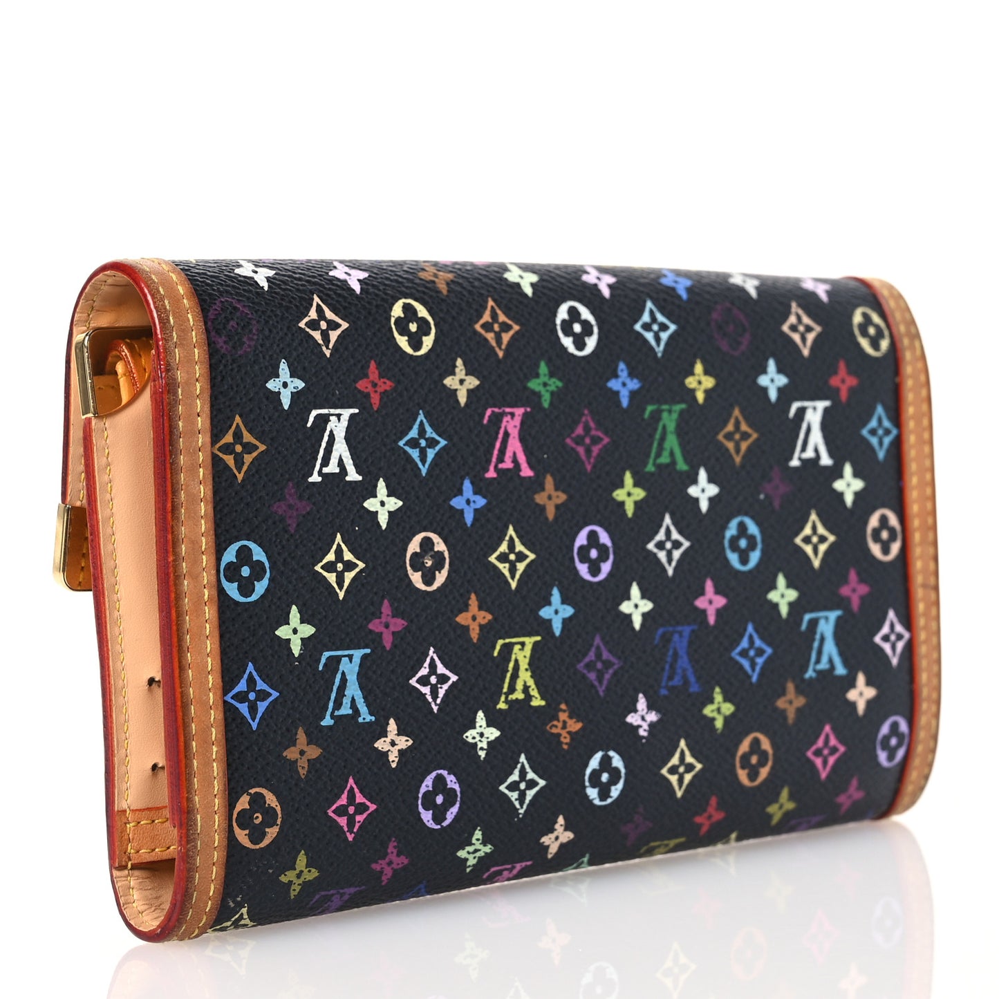 Monogram Multicolor Porte Tresor International Wallet Black