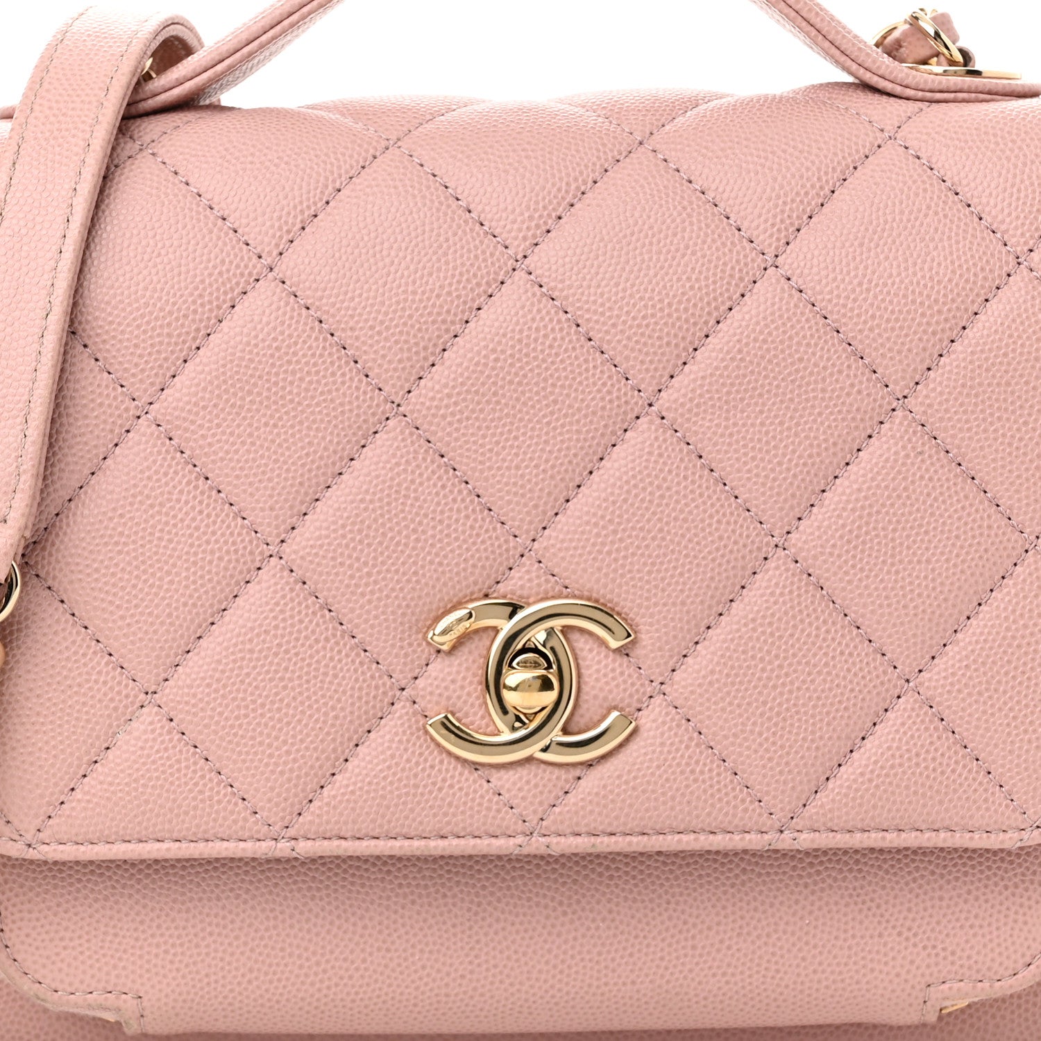 Chanel Caviar Quilted Medium Business Affinity Flap Light Pink 8 of 10