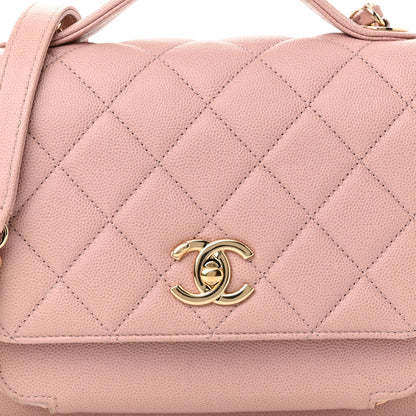 Chanel Caviar Quilted Medium Business Affinity Flap Light Pink 8 of 10